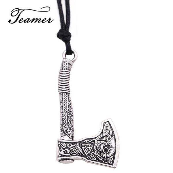 pendant necklaces teamer antique silver color necklace axe neckalces men valknut scandinavian pattern irish knot amulet jewelry a128633
pendant necklaces teamer antique silver color necklace axe neckalces men valknut scandinavian pattern irish knot amulet jewelry a128633