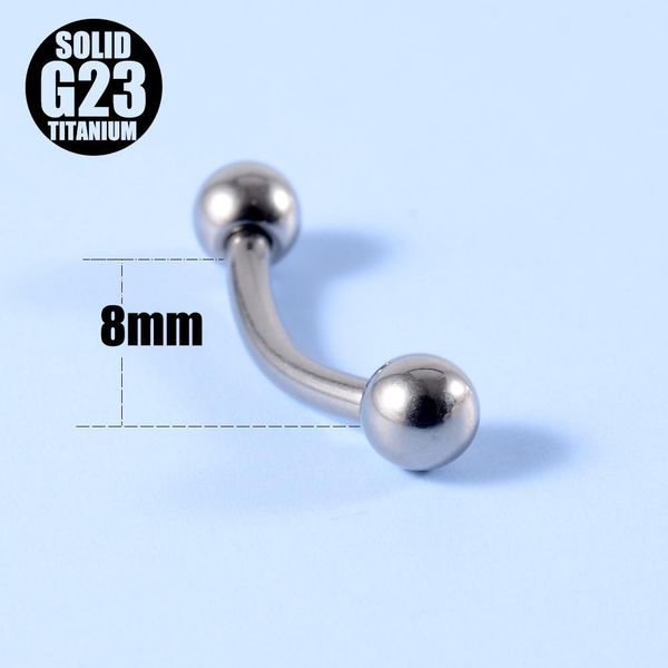 1pc g23 solid titanium labret lip ring ear lobe tragus cartilage ring horseshoe barbell eyebrow ring titanium piercing jewelry q jllqml, Silver
1pc g23 solid titanium labret lip ring ear lobe tragus cartilage ring horseshoe barbell eyebrow ring titanium piercing jewelry q jllqml, Silver