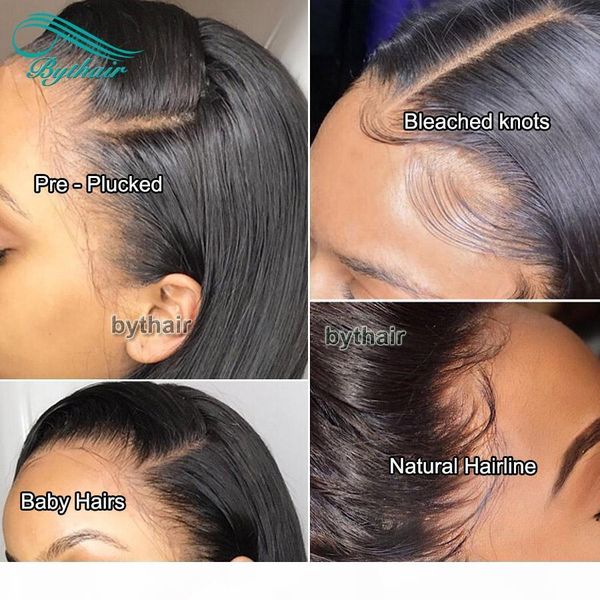 bythair pre plucked short bob full lace human hair wigs for black women wet wavy lace front wig with baby hair bleached knots, Black;brown
bythair pre plucked short bob full lace human hair wigs for black women wet wavy lace front wig with baby hair bleached knots, Black;brown