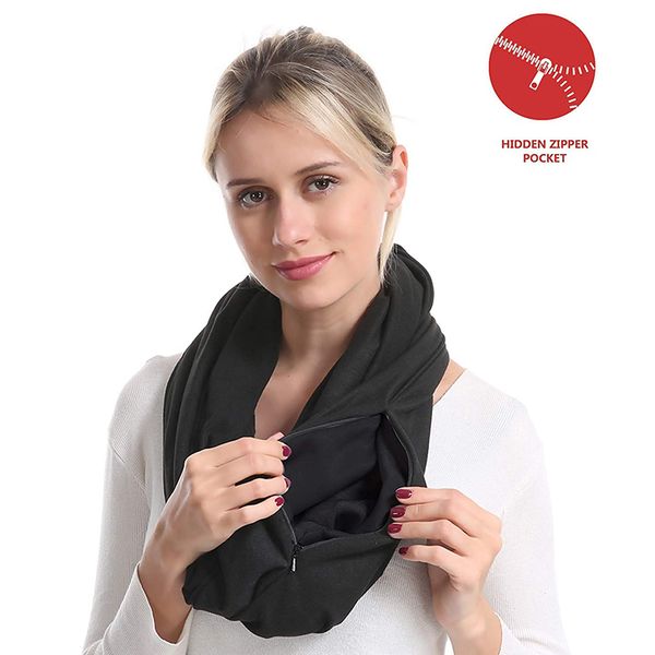 loop scarves for women girls lightweight convertible infinity scarf wrap with hidden zipper pocket stretchy travel scarf t200103, Blue;gray
loop scarves for women girls lightweight convertible infinity scarf wrap with hidden zipper pocket stretchy travel scarf t200103, Blue;gray