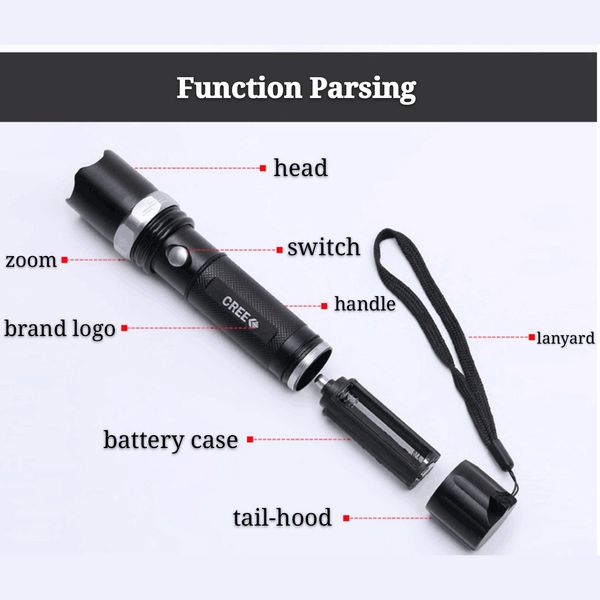 manufacturers direct multifunctional zoom electric torch super endurance ultra flashlight special flashlight for outdoor camping 60102
manufacturers direct multifunctional zoom electric torch super endurance ultra flashlight special flashlight for outdoor camping 60102