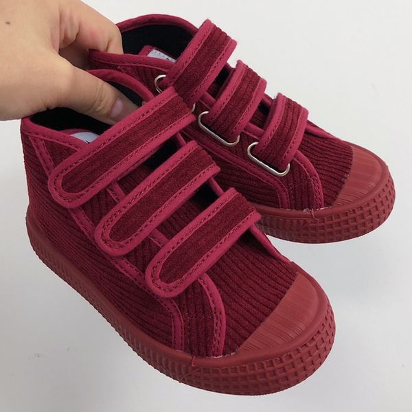 2020 design new high-quality classic high-end boys' and girls' shoes corduroy canvas shoes with velcro wear-resistant ing, Black
2020 design new high-quality classic high-end boys' and girls' shoes corduroy canvas shoes with velcro wear-resistant ing, Black