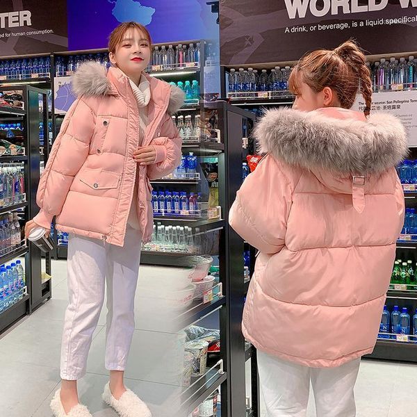 down women hooded jacket winter loose cotton-padded jacket winter short women 2019 slim coat new women's xl11, Black
down women hooded jacket winter loose cotton-padded jacket winter short women 2019 slim coat new women's xl11, Black