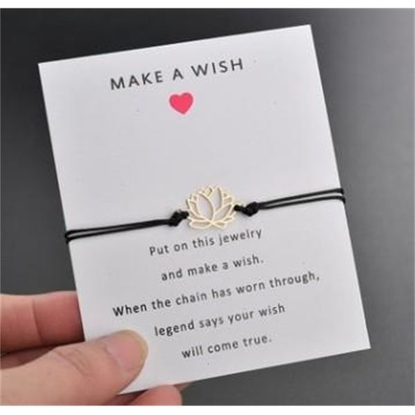 6kn9make a bracelets cute lotus flower charm fashion with card red blue black white string rope bangle diy handmade jewelry
6kn9make a bracelets cute lotus flower charm fashion with card red blue black white string rope bangle diy handmade jewelry