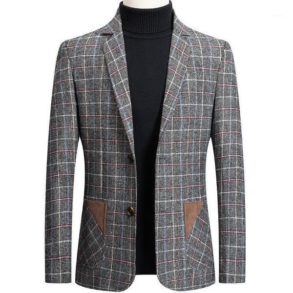 slim men suit jacket fit fashion check spring autumn business formal casual plaid blazer brown gray daily life single breasted1, White;black
slim men suit jacket fit fashion check spring autumn business formal casual plaid blazer brown gray daily life single breasted1, White;black
