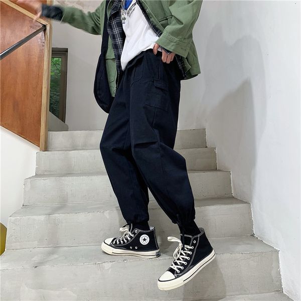 overalls fashion brand loose straight casual trend versatile men's wide leg spring and autumn sports pants, Black
overalls fashion brand loose straight casual trend versatile men's wide leg spring and autumn sports pants, Black