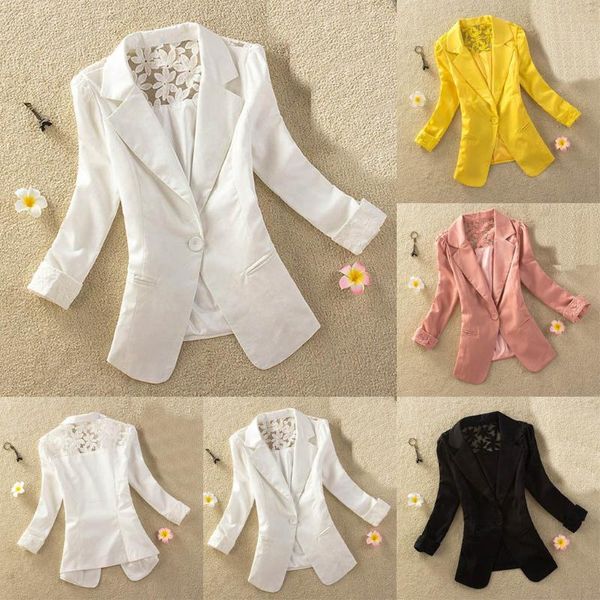 women blazer long sleeve jacket ladies office wear cardigan coat new women autumn blazer ladies suit jacket vestidos, White;black
women blazer long sleeve jacket ladies office wear cardigan coat new women autumn blazer ladies suit jacket vestidos, White;black
