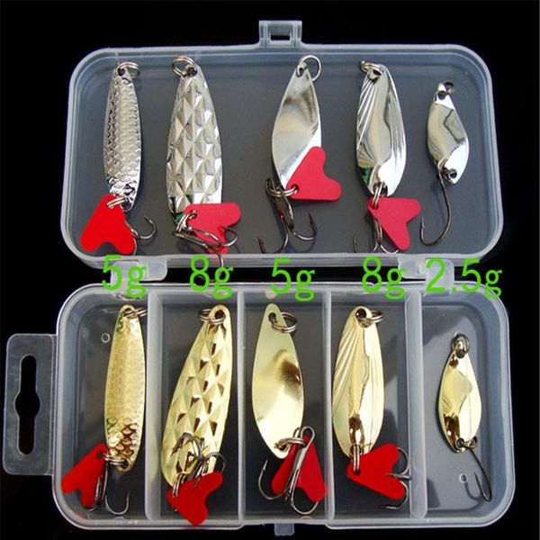 10pcs/20pcs metal spinner spoon kit fishing lure hard bait set sequins treble hook for winter ocean river fishing acc jlltos
10pcs/20pcs metal spinner spoon kit fishing lure hard bait set sequins treble hook for winter ocean river fishing acc jlltos