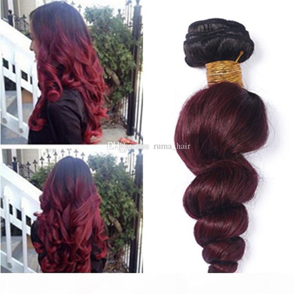 two tone 1b 99j burgundy remy hair weave wine red hair weft bundles ombre malaysian loose wave virgin human hair extensions, Black;brown
two tone 1b 99j burgundy remy hair weave wine red hair weft bundles ombre malaysian loose wave virgin human hair extensions, Black;brown