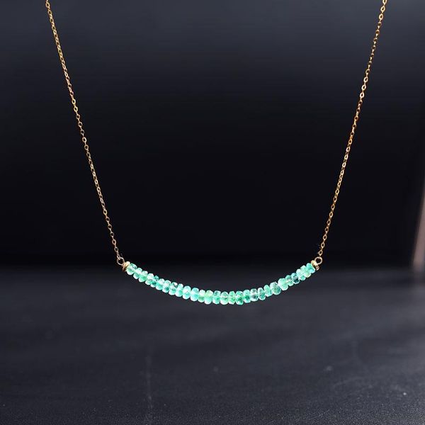 chains daimi 18k gold genuine gemstones emerald pendant color gemstone necklace female clavicle chain, Silver
chains daimi 18k gold genuine gemstones emerald pendant color gemstone necklace female clavicle chain, Silver