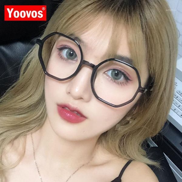 yoovos 2020 big frame glasses women anti-blue light round reading glasses for women/men luxury eyeglasses fashion gafas de mujer1, White;black
yoovos 2020 big frame glasses women anti-blue light round reading glasses for women/men luxury eyeglasses fashion gafas de mujer1, White;black