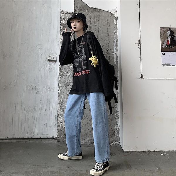 goohojio 2020 new wide leg trousers denim chic womens jean loose casual daily pants high elastic chic all-match jeans women1, Blue
goohojio 2020 new wide leg trousers denim chic womens jean loose casual daily pants high elastic chic all-match jeans women1, Blue