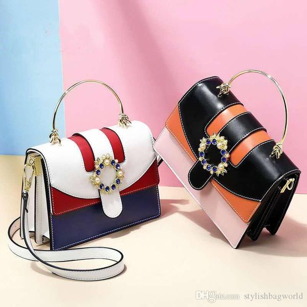 contrast color handbag lady's clamshell sweet shoulder diagonal bag european and american style hardware portable organ white bag 8802
contrast color handbag lady's clamshell sweet shoulder diagonal bag european and american style hardware portable organ white bag 8802