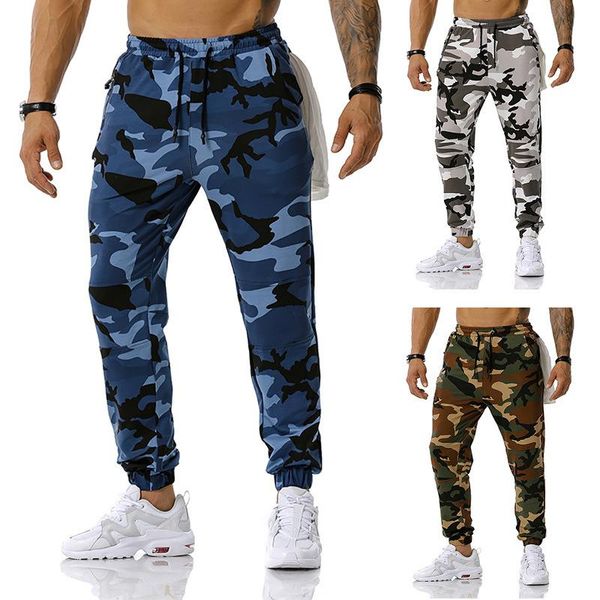 men's pants 2021 spring stitching camouflage jogging outdoor sports training fitness, Black
men's pants 2021 spring stitching camouflage jogging outdoor sports training fitness, Black