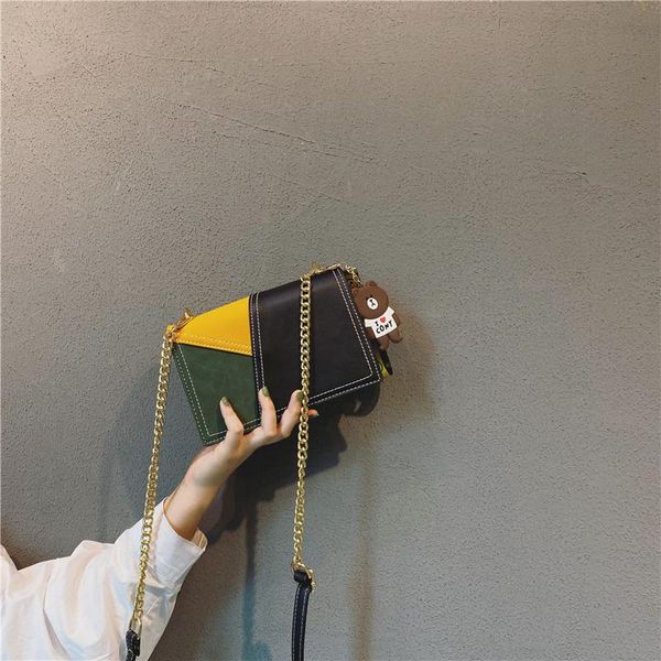 the new fashion korean version of versatile instagram web celebrity cross-body foreign spirit collision color texture chain bag
the new fashion korean version of versatile instagram web celebrity cross-body foreign spirit collision color texture chain bag