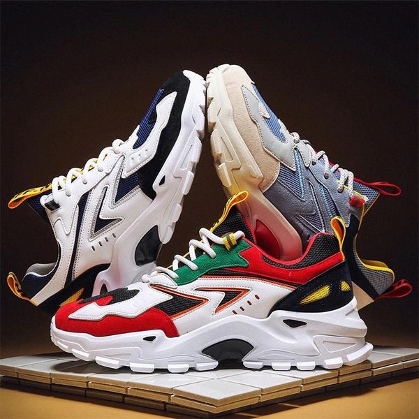 spring colorful clunky sneaker fashion cool casual shoes male mixed color breathable mesh footwear sapato masculino krasovki #ia3t
spring colorful clunky sneaker fashion cool casual shoes male mixed color breathable mesh footwear sapato masculino krasovki #ia3t