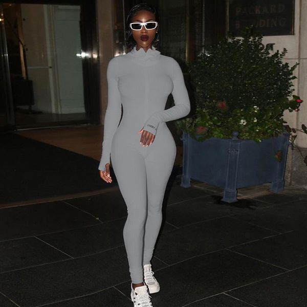 women sets ribbed rompers sporty fitness embroidery letter print zipper jumpsuit white one-piece suit women's sportswear r1, Gray
women sets ribbed rompers sporty fitness embroidery letter print zipper jumpsuit white one-piece suit women's sportswear r1, Gray