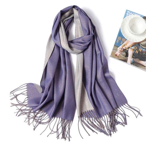 winter scarf women solid cashmere like pashmina tassel warm scarves thick shawls and wraps lady shiny double side bufanda y201007, Blue;gray
winter scarf women solid cashmere like pashmina tassel warm scarves thick shawls and wraps lady shiny double side bufanda y201007, Blue;gray