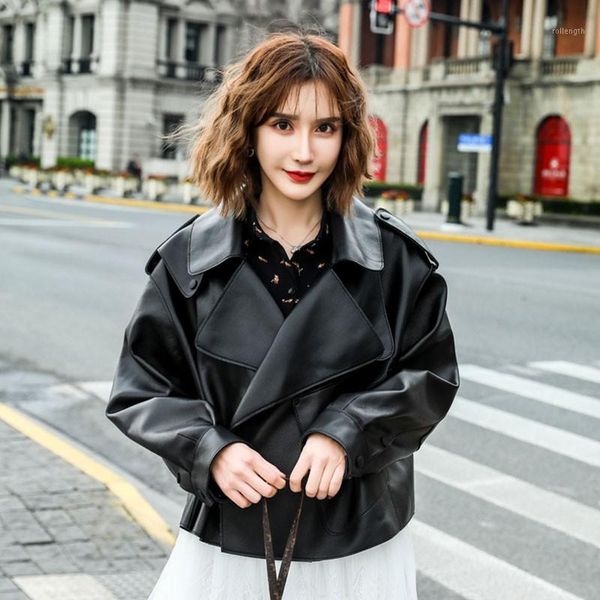 ftlzz new 2020 women faux leather jacket batwing sleeve loose oversized design outwear soft pu black motor biker jackets1
ftlzz new 2020 women faux leather jacket batwing sleeve loose oversized design outwear soft pu black motor biker jackets1