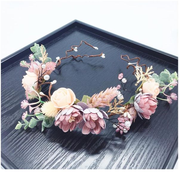 festival flower crown bride wedding party hair accessories girl flower wreath headband floral garlands women headdress o qylrum
festival flower crown bride wedding party hair accessories girl flower wreath headband floral garlands women headdress o qylrum