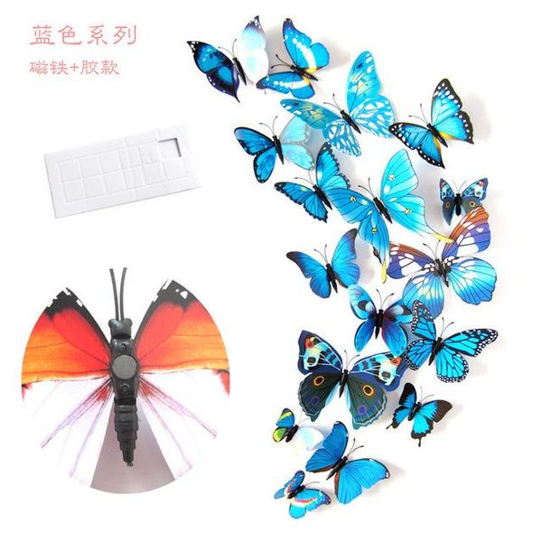12pcs lot colorful butterfly fridge magnets 3d butterfly design art stickers room magnetic home decor diy wall decoration wmtwsf comb2010
12pcs lot colorful butterfly fridge magnets 3d butterfly design art stickers room magnetic home decor diy wall decoration wmtwsf comb2010