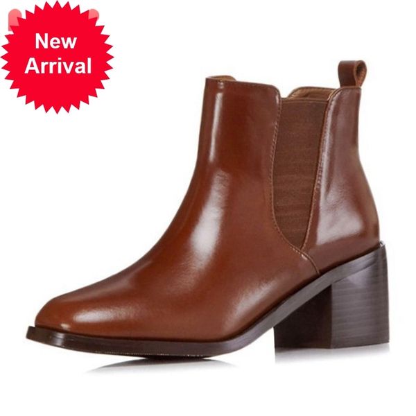 size 34-42 women genuine leather high ankle woman with thick heels winter boots simple women's shoes, Black
size 34-42 women genuine leather high ankle woman with thick heels winter boots simple women's shoes, Black