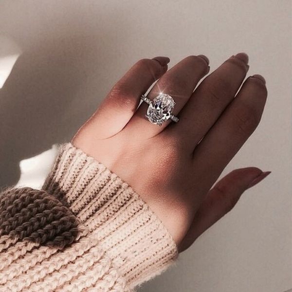 designer classic female ring 925 sterling silver oval cut 3ct diamond engagement wedding band rings for women men jewelry gift, Slivery;golden
designer classic female ring 925 sterling silver oval cut 3ct diamond engagement wedding band rings for women men jewelry gift, Slivery;golden