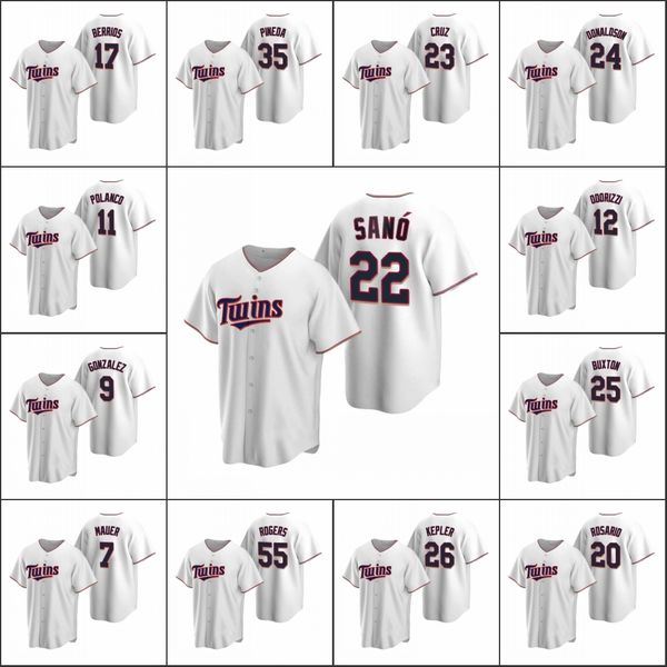 minnesota twins #22 miguel sano 7 joe mauer 26 max kepler 35 michael pineda men women youth custom white replica home jersey, Black
minnesota twins #22 miguel sano 7 joe mauer 26 max kepler 35 michael pineda men women youth custom white replica home jersey, Black