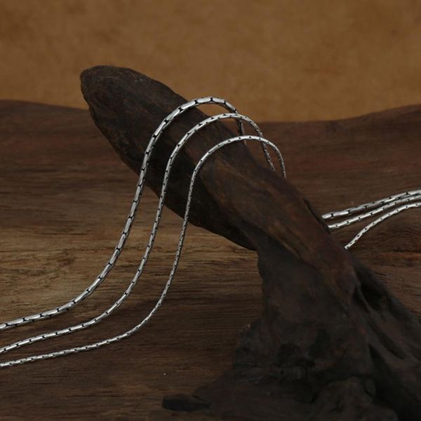s925 sterling silver necklace for men and women thai silver punk rock style 1 to 2mm snake bone necklace retro jewelry
s925 sterling silver necklace for men and women thai silver punk rock style 1 to 2mm snake bone necklace retro jewelry