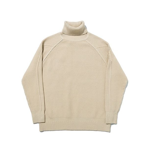 s019 super autumn and winter casual loose thick men's and women's high-neck knitted sweater 211221, White;black
s019 super autumn and winter casual loose thick men's and women's high-neck knitted sweater 211221, White;black