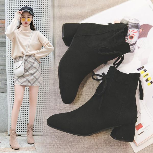 women's boots autumn shoes round toe winter footwear boots-women luxury designer mid calf rubber mid-calf ladies 2020 high, Black
women's boots autumn shoes round toe winter footwear boots-women luxury designer mid calf rubber mid-calf ladies 2020 high, Black