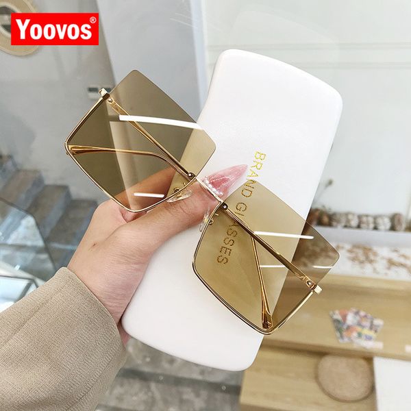 yoovos 2020 sunglasses women luxury sun glasses for women glasses retro brand square sunglasses women metal half frame eyewearq1228, White;black
yoovos 2020 sunglasses women luxury sun glasses for women glasses retro brand square sunglasses women metal half frame eyewearq1228, White;black