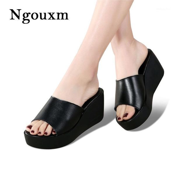 slippers ngouxm women wedge heels shoes woman platform leather women's slider outdoor concise black ladies1
slippers ngouxm women wedge heels shoes woman platform leather women's slider outdoor concise black ladies1