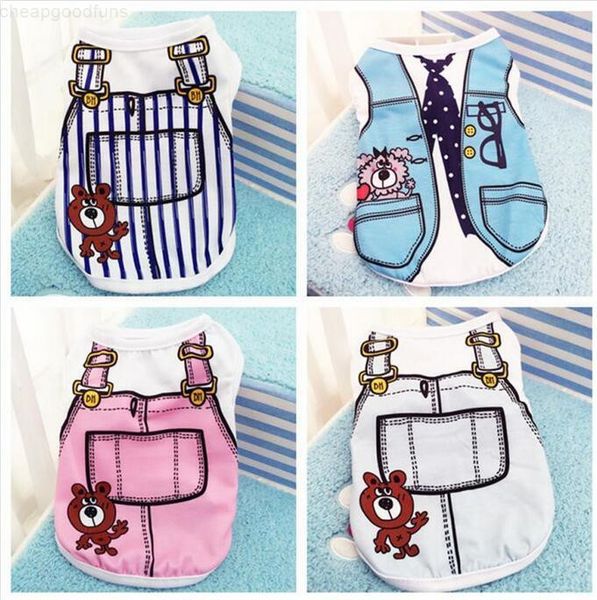 summer cartoon vest shirt cat dog spring comfortable t-shirt pet clothes puppy costume outfits cute clothing ship
summer cartoon vest shirt cat dog spring comfortable t-shirt pet clothes puppy costume outfits cute clothing ship