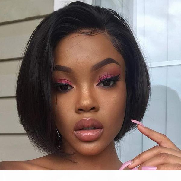 360 lace frontal wig 130% density short straight wavy bob 360 lace wig human hair pre-plucked(12"&360 lace frontal wig, Black;brown
360 lace frontal wig 130% density short straight wavy bob 360 lace wig human hair pre-plucked(12"&360 lace frontal wig, Black;brown