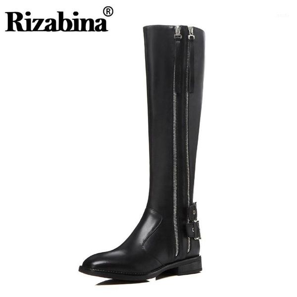 boots rizabina women knee high real leather zippers buckle black winter flats round toe work shoes woman size 34-411
boots rizabina women knee high real leather zippers buckle black winter flats round toe work shoes woman size 34-411
