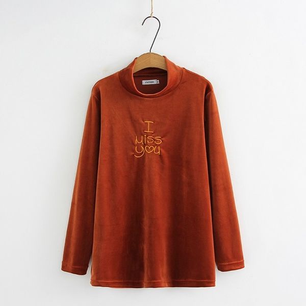 velvet women's high-necked shirts with sleeves long sleeve, vintage-embroidered letter 9s1r, White
velvet women's high-necked shirts with sleeves long sleeve, vintage-embroidered letter 9s1r, White