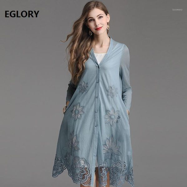plus size clothing 2020 spring summer fashion long coat women hollow out embroidery single breasted black blue coat outwear1, Tan;black
plus size clothing 2020 spring summer fashion long coat women hollow out embroidery single breasted black blue coat outwear1, Tan;black