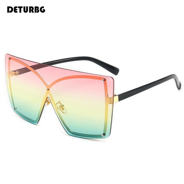 sunglasses oversized square big women 2021 brand designer fashion flat pink gradient lens vintage shade mirror uv400 sg001, White;black
sunglasses oversized square big women 2021 brand designer fashion flat pink gradient lens vintage shade mirror uv400 sg001, White;black