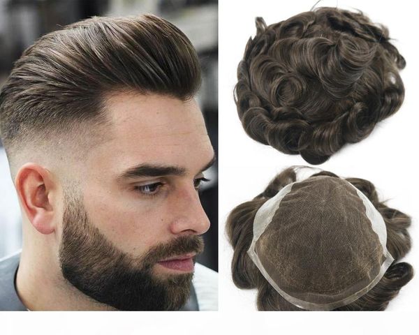 #3 brown color toupee for men full swiss lace men's wig hair pieces brazilian virgin human hair replacement ing, Black
#3 brown color toupee for men full swiss lace men's wig hair pieces brazilian virgin human hair replacement ing, Black