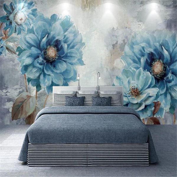 milofi custom wallpaper mural nordic style european hand-painted oil painting blue flowers living room background wall1
milofi custom wallpaper mural nordic style european hand-painted oil painting blue flowers living room background wall1