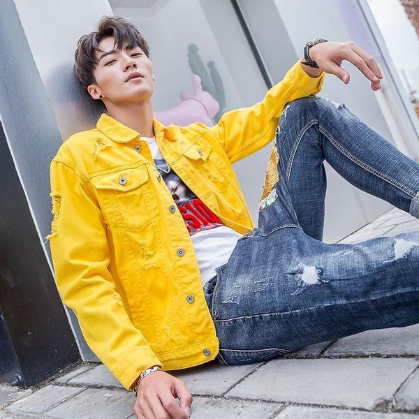 2021 fall men's jacket slim tide casual denim jacket men's korean denim1, Black;brown
2021 fall men's jacket slim tide casual denim jacket men's korean denim1, Black;brown