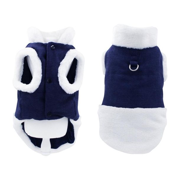 2020 comfortable and warm autumn and winter plush warm fleece pet waistcoat dark blue
2020 comfortable and warm autumn and winter plush warm fleece pet waistcoat dark blue