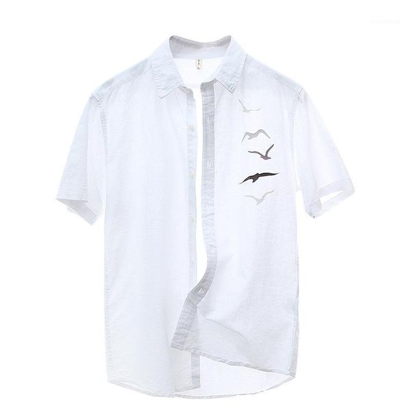 linen shirts men' fashion summer printed cotton linen short sleeve shirt men holiday turn-down collar dress shirt male1, White;black
linen shirts men' fashion summer printed cotton linen short sleeve shirt men holiday turn-down collar dress shirt male1, White;black
