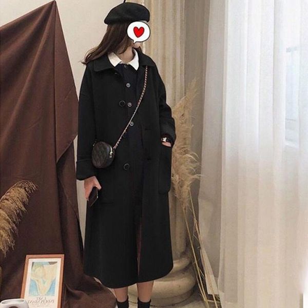 женские пальто из искусственных шерстяных пальто женской средней длины популярной шерстяной толще женской верхней одежды, Black
женские пальто из искусственных шерстяных пальто женской средней длины популярной шерстяной толще женской верхней одежды, Black