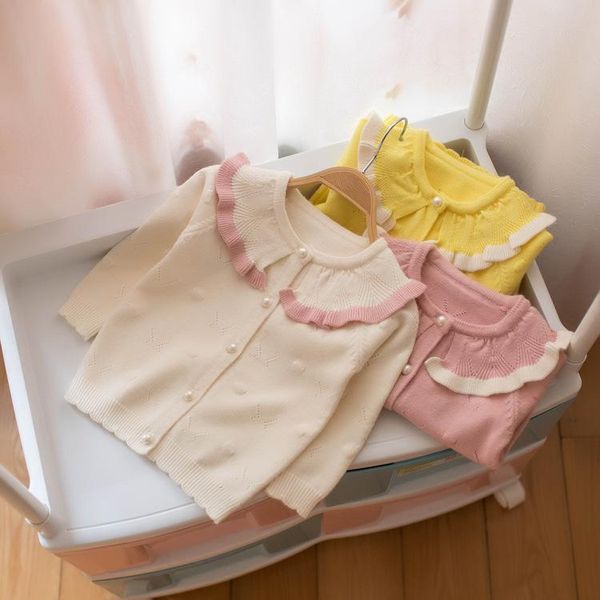 pullover everweekend kids girls korean fashuon candy color ruffles cute cardigans knitted knitting baby autumn open stitch, Blue
pullover everweekend kids girls korean fashuon candy color ruffles cute cardigans knitted knitting baby autumn open stitch, Blue