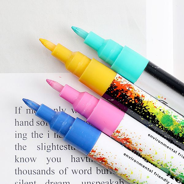 6/12/18 Pcs/Set Color Acrylic Paint Marker Pen 0.7mm for Ceramic Glass Porcelain Mug Wood Fabric Canvas Painting Art Markers
6/12/18 Pcs/Set Color Acrylic Paint Marker Pen 0.7mm for Ceramic Glass Porcelain Mug Wood Fabric Canvas Painting Art Markers