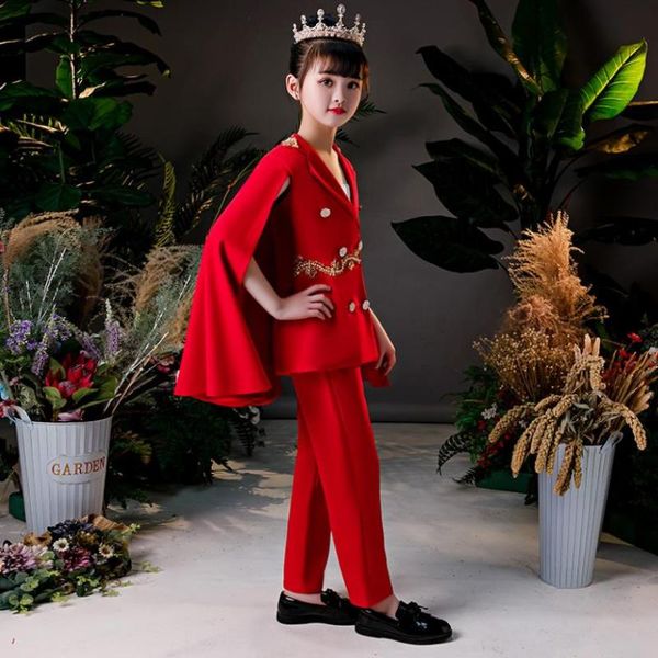 clothing sets 2pcs children jacket+pants suits gown kids catwalk show host dress birthday party for girls vestidos costume l613, White
clothing sets 2pcs children jacket+pants suits gown kids catwalk show host dress birthday party for girls vestidos costume l613, White