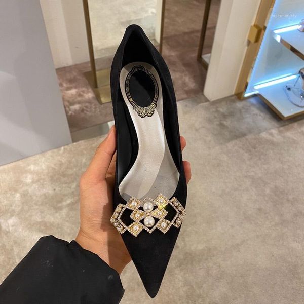kmeioo elegant bride shoes woman jewel pumps pointed toe high heels pearl ladies shoes shallow slip-on thin heels dress1, Black
kmeioo elegant bride shoes woman jewel pumps pointed toe high heels pearl ladies shoes shallow slip-on thin heels dress1, Black