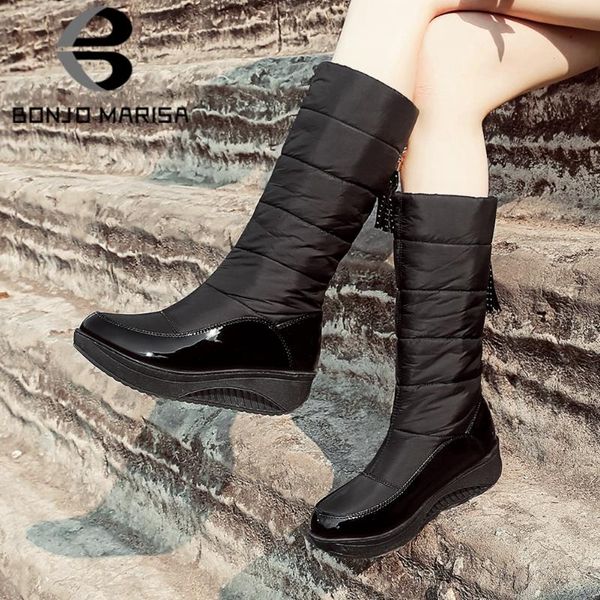 boots bonjomarisa design waterproof comfy casual snowboots wegdes platform brand women winter leisure patchwork shoes woman, Black
boots bonjomarisa design waterproof comfy casual snowboots wegdes platform brand women winter leisure patchwork shoes woman, Black